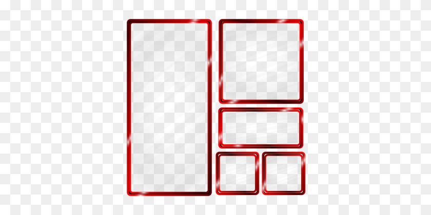 360x360 Shiny Border Png Images Vectors And Free Download - Red Border PNG
