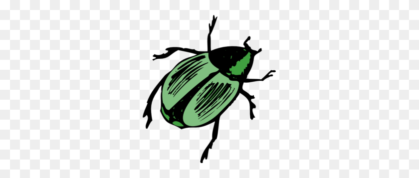 267x297 Shiny Green Beetle Clip Art - Shiny Clipart