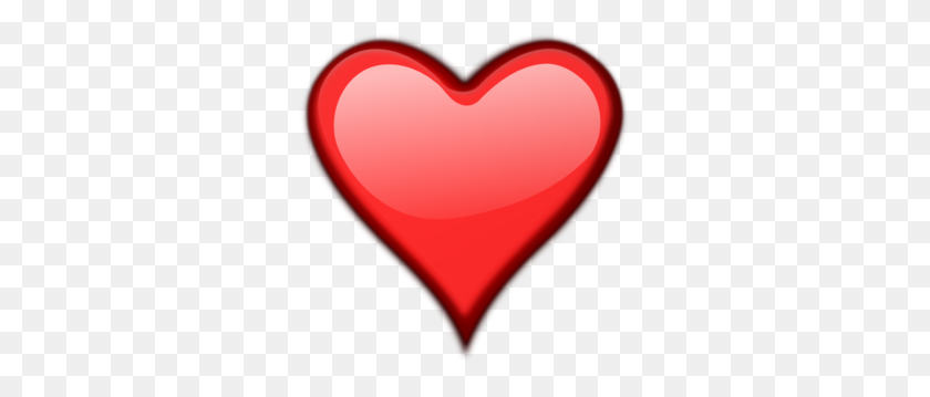297x299 Shiny Outline Heart Clip Art - Human Heart Clipart