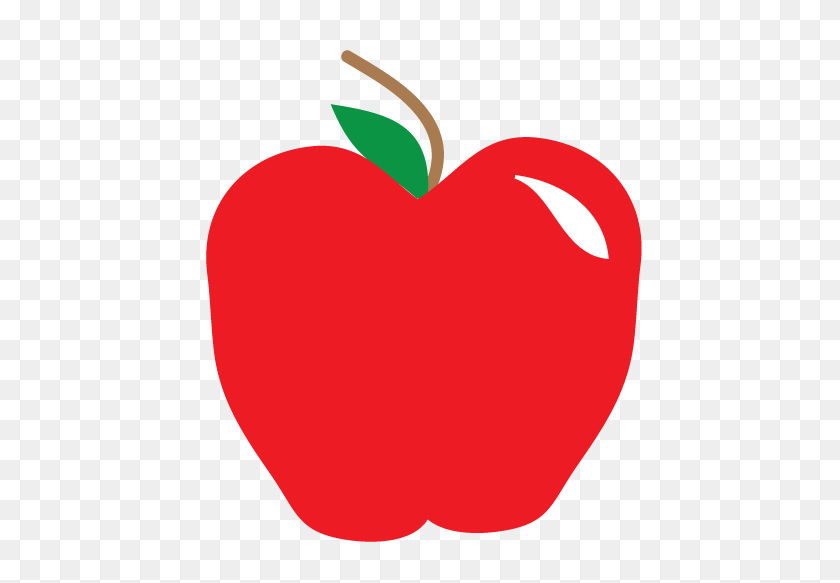 482x523 Shiny Red Apple Clipart - Shiny Clipart