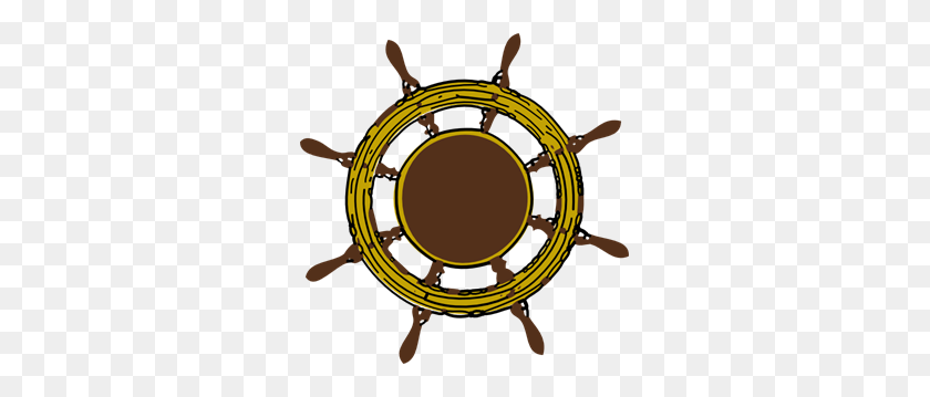 297x299 Ship Steering Wheel Png, Clip Art For Web - Corona Clipart