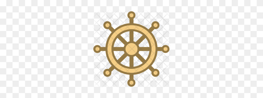256x256 Ship Wheel Icon - Ship Wheel PNG