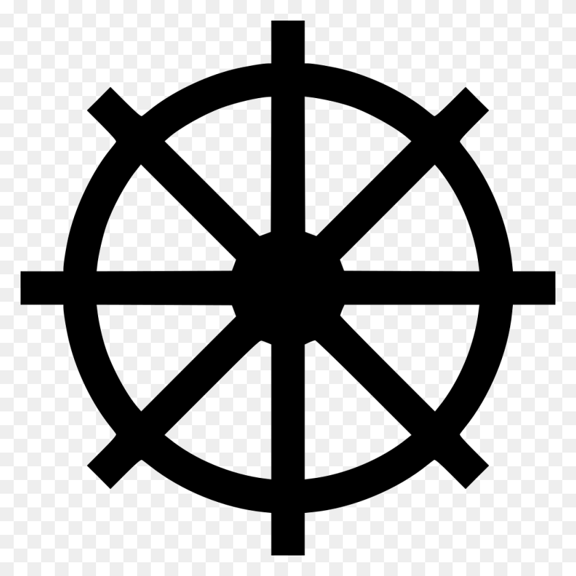 980x980 Ship Wheel Navigate Png Icon Free Download - Ship Wheel PNG