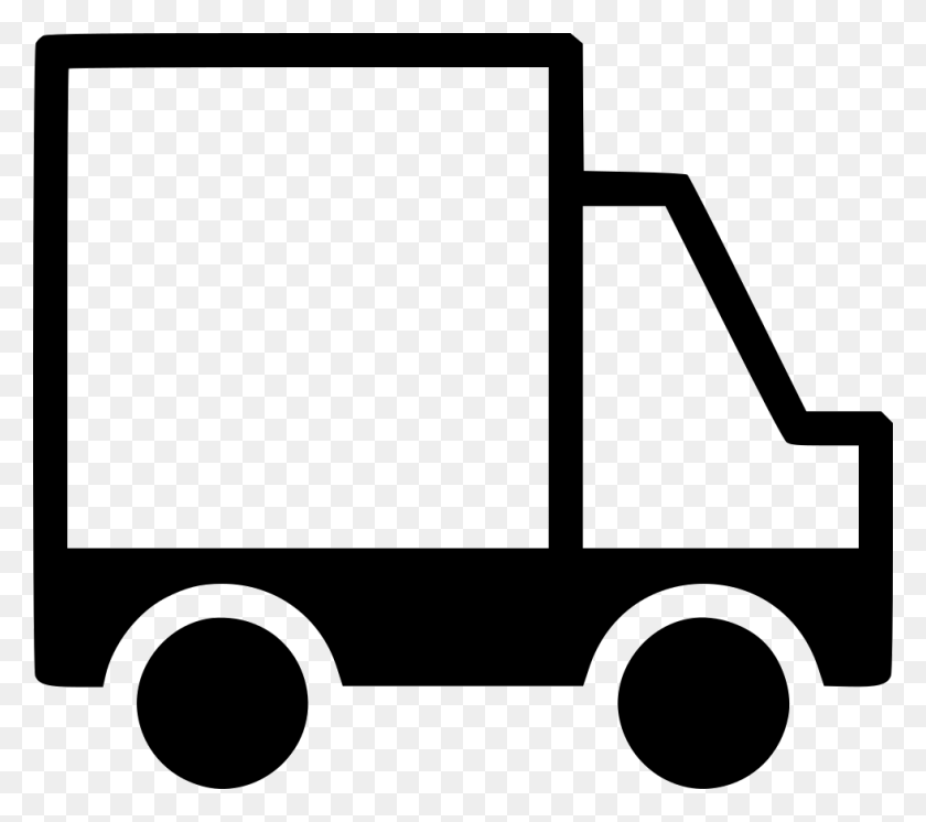980x862 Shipping Delivery Truck Vehicle Transport Png Icon Free - Moving Truck PNG
