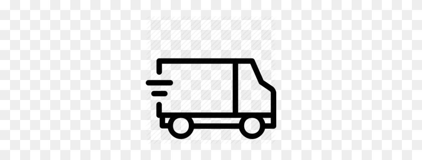 260x260 Shipping Ups Fedex Truck Clipart - Free Shipping Clipart