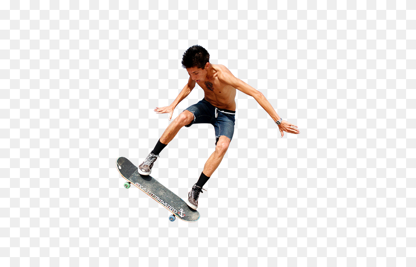 493x480 Shirtless Skater Manual Architecture People - Skateboarder PNG