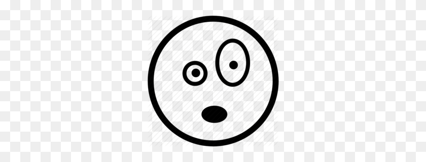 260x260 Shocked Expression Clipart - Surprised Face Clipart