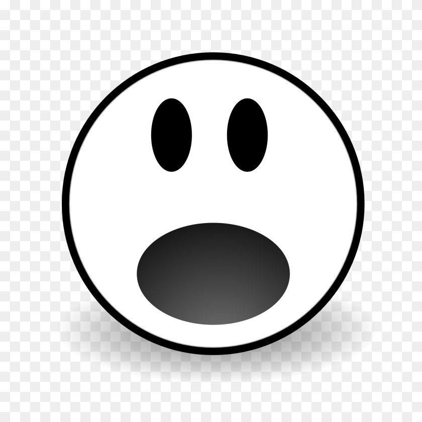 1969x1969 Shocked Face Clip Art - Excited Face Clipart