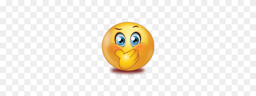 256x256 Shocked Face With Hand Covering Mouth Emoji - Shock Emoji PNG