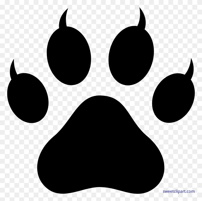 4077x4055 Shocking Lion Cougar Dog Cat Clip Art Paw Print Png Picture - Free Cougar Clipart