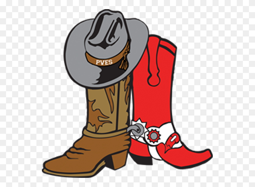 563x555 Shoe Cowboy Boot T Shirt Clip Art - Cowboy Boots PNG