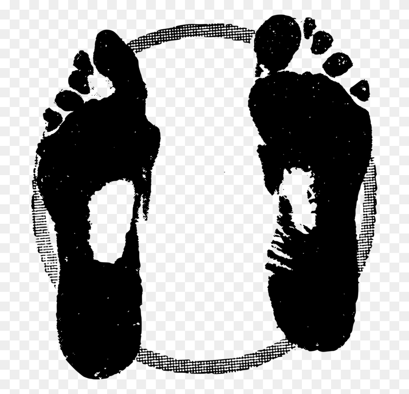 711x750 Shoe Footprint Printing Child - Shoe Print Clipart