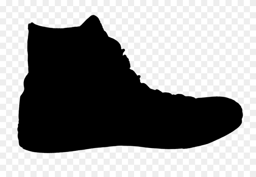 960x640 Shoe Silhouette Clip Art School Clipart - Sneaker Clipart