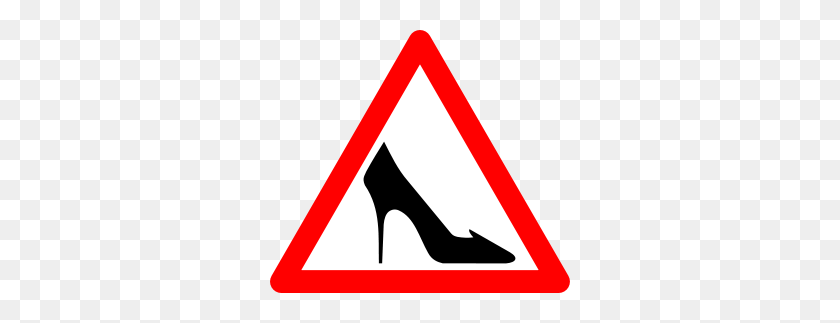 300x263 Shoe Traffic Sign Png Clip Arts For Web - Traffic Signal Clipart