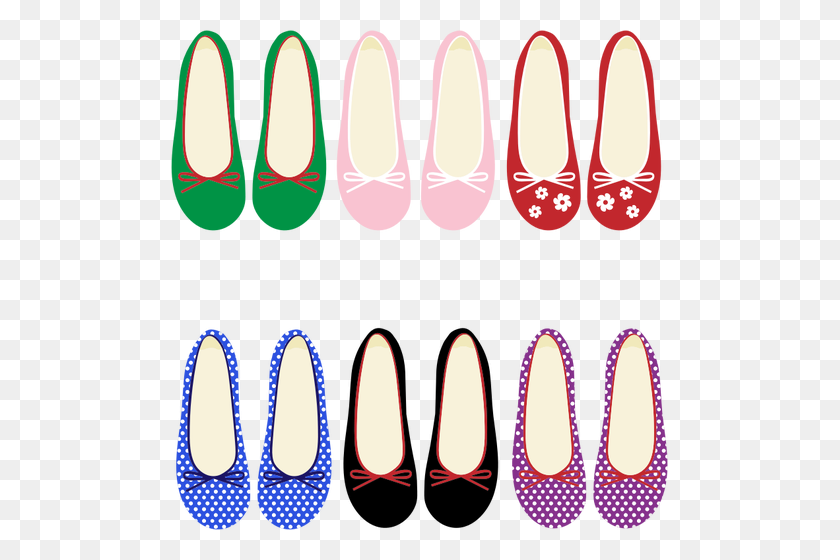 497x500 Shoes For Ballet Dancers - Ballet Slippers Clipart