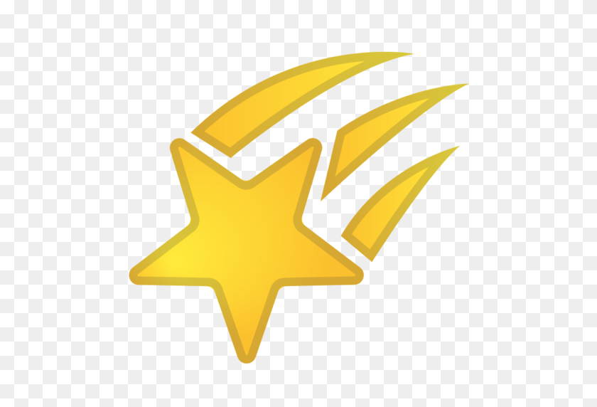 512x512 Shooting Star Emoji - Star Emoji PNG