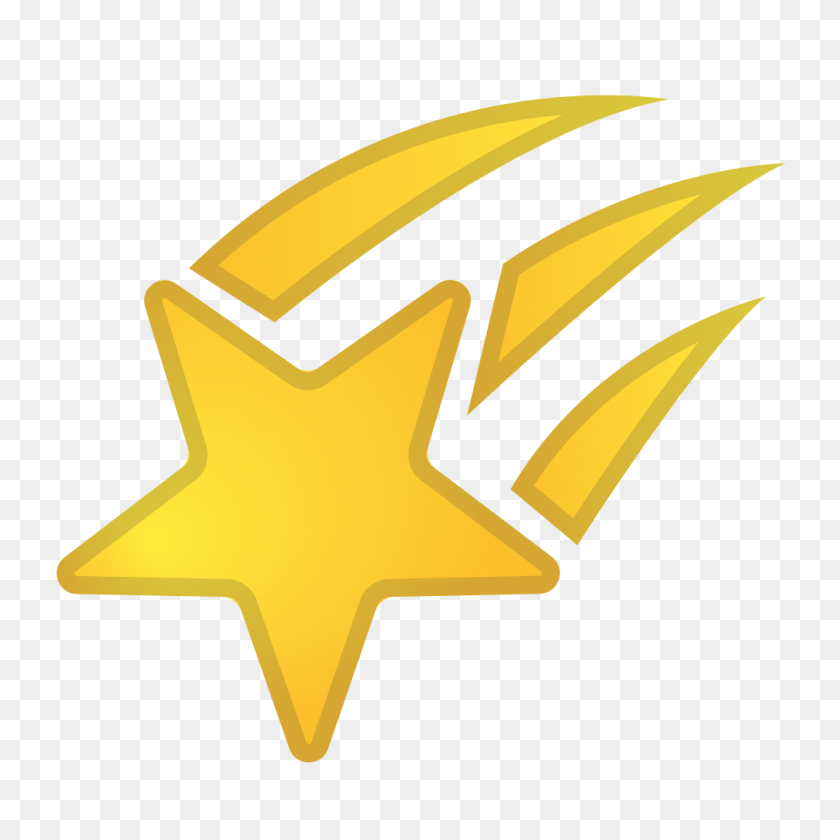 1024x1024 Shooting Star Icon Noto Emoji Travel Places Iconset Google - Shooting Star PNG