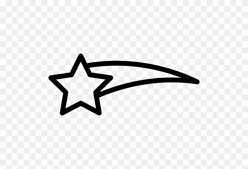 512x512 Значок Падающей Звезды Png - Падающая Звезда Png