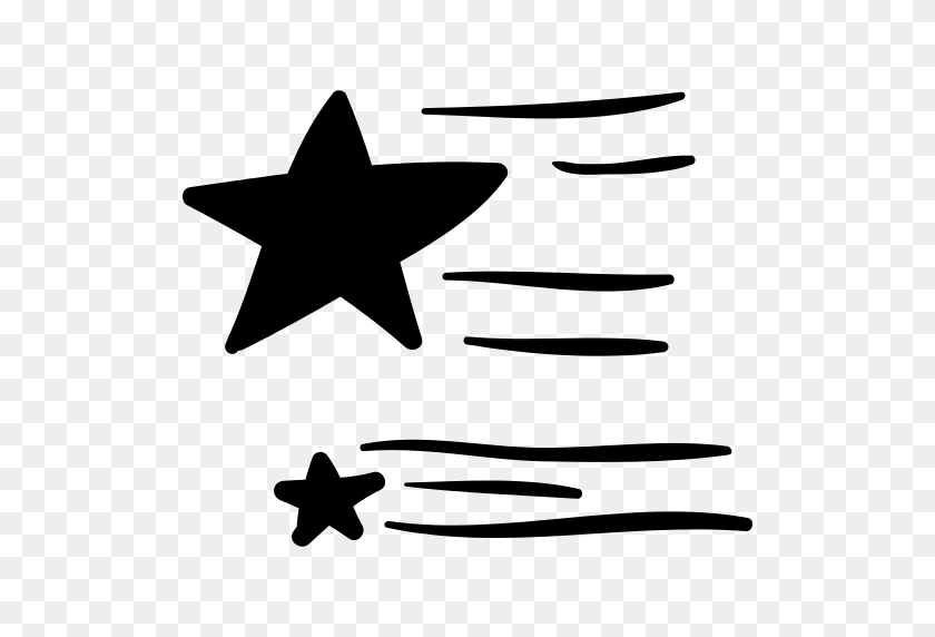 512x512 Значок Падающей Звезды Png - Падающие Звезды Png