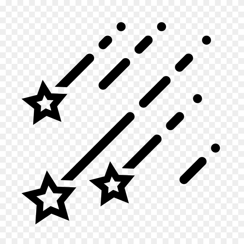 1600x1600 Значок Падающие Звезды - Падающая Звезда Png