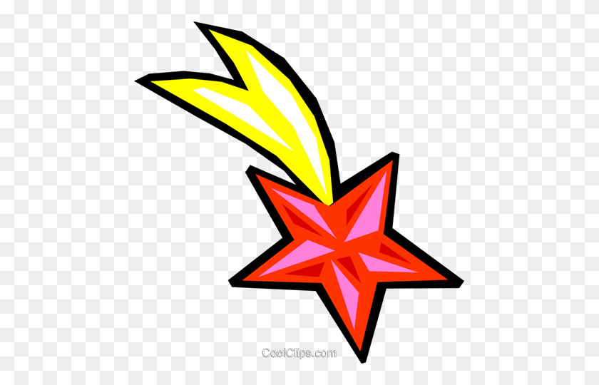 463x480 Падающие Звезды Роялти Бесплатно Векторные Иллюстрации - Стрельба Клипарт