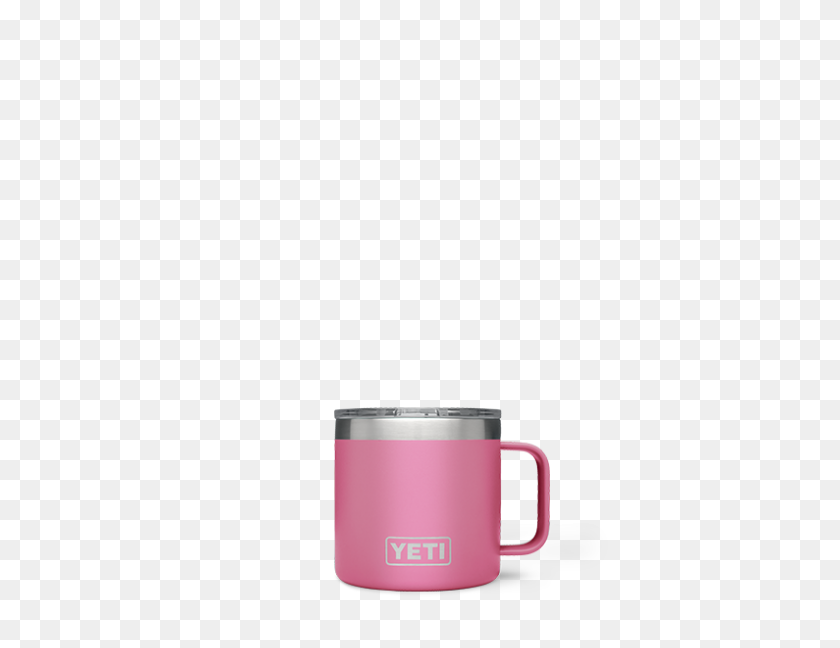 pink yeti coffee mug