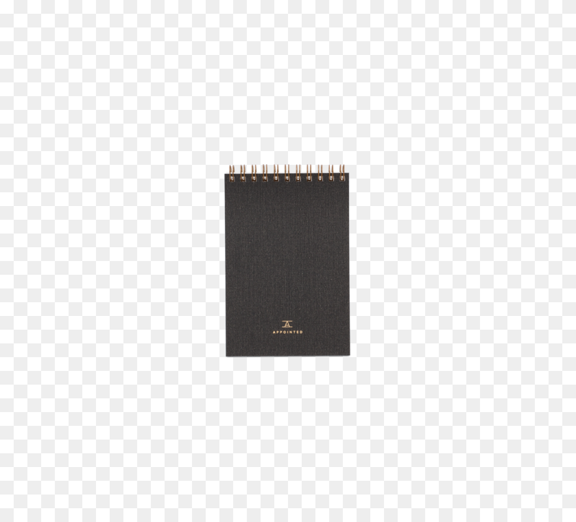 600x700 Shop Tagged Notepad Appointed - Spiral Notebook PNG