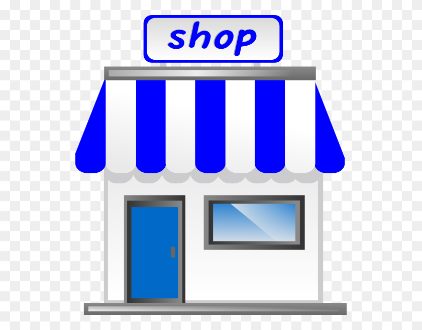 540x597 Shop With Awning Clip Art - Store Clip Art