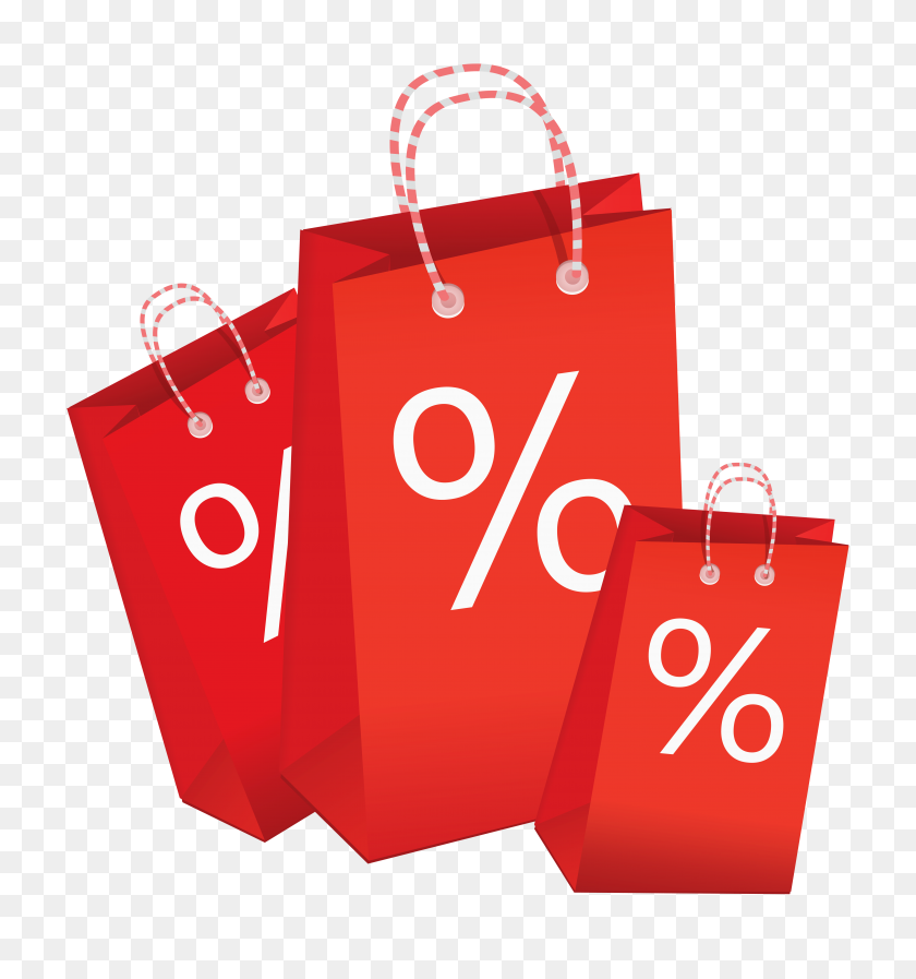 5746x6168 Shoping Bag With Discount Tag Png - Tag PNG
