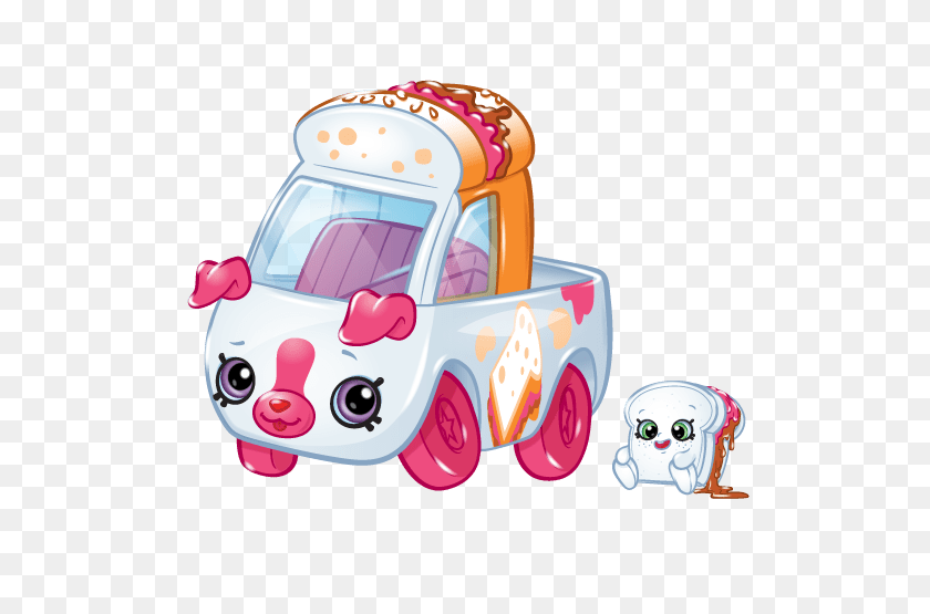 576x495 Shopkins Cutie Cars Season Peanut Butter Pickup Kids Time - Баночка С Арахисовым Маслом Клипарт