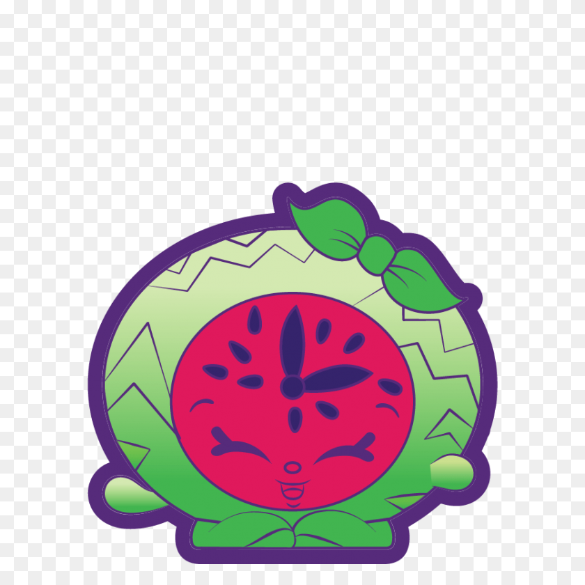 834x834 Shopkins Season Glazed Fruit Tribe Team Melon Minutes - Shopkins PNG