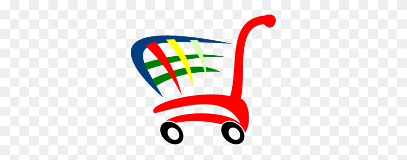 299x270 Shopping Cart Clip Art - Cart Clipart
