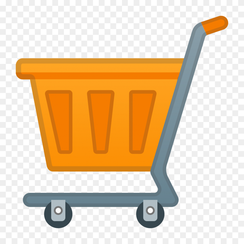 1024x1024 Shopping Cart Icon Noto Emoji Objects Iconset Google - Shopping Cart Icon PNG