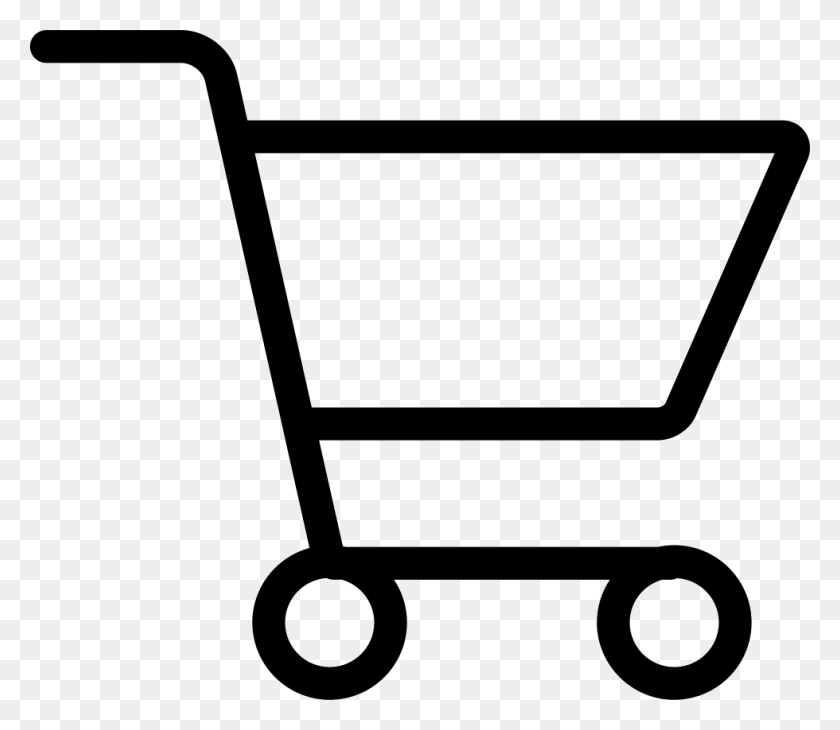 980x842 Shopping Cart Png Icon Free Download - Cart PNG