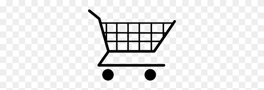 280x226 Shopping Cart Shopping Shopping And Cart - Phone Booth Clipart