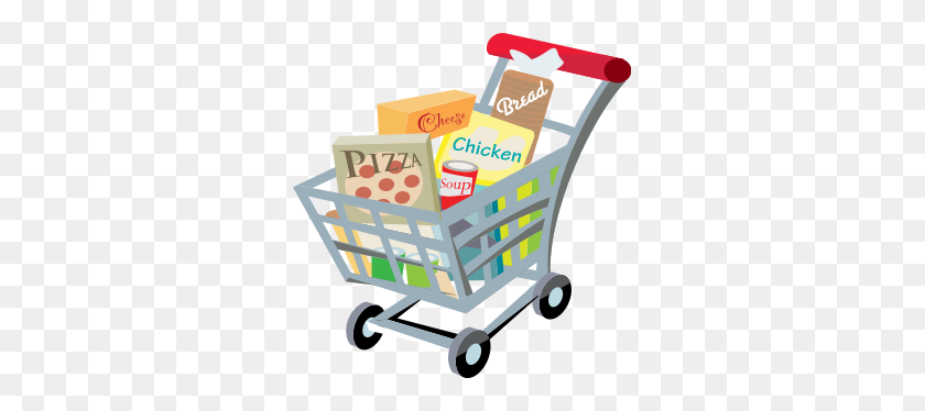 307x314 Shopping Clipart Free - Household Items Clipart