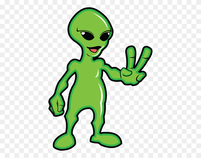 436x601 Short Alien Cliparts Clip Art Library - Saying Goodbye Clipart