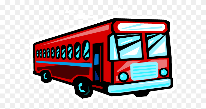 600x383 Клипарт Короткие Автобусы - Школьные Увольнения Клипарт