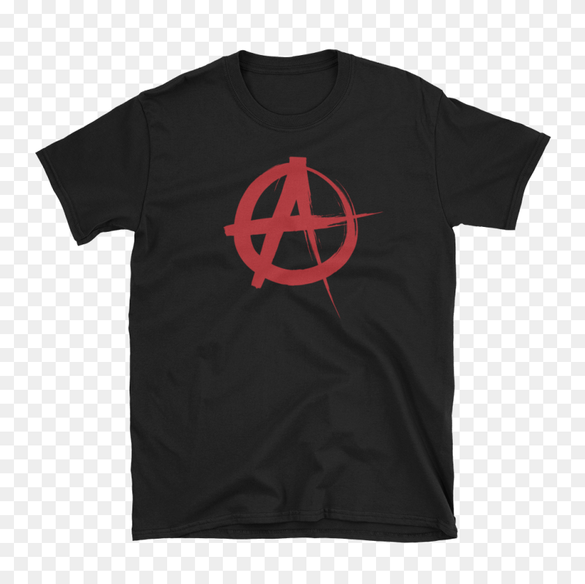 1000x1000 Camiseta Unisex De Manga Corta Anarchy Devianttshirts - Anarchy Symbol Png