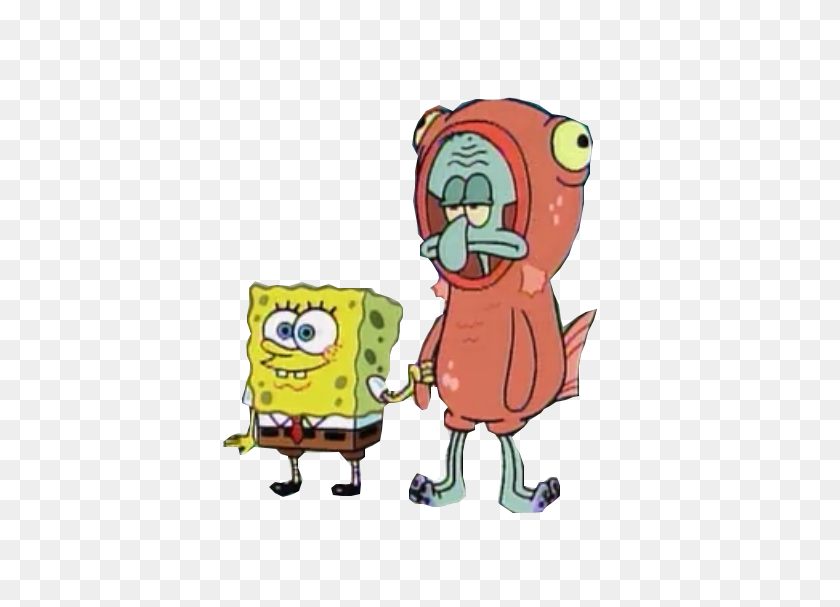 452x547 Show My Best Friend, Squidward, To Everyone On Funnyjunk, Wearing - Squidward PNG