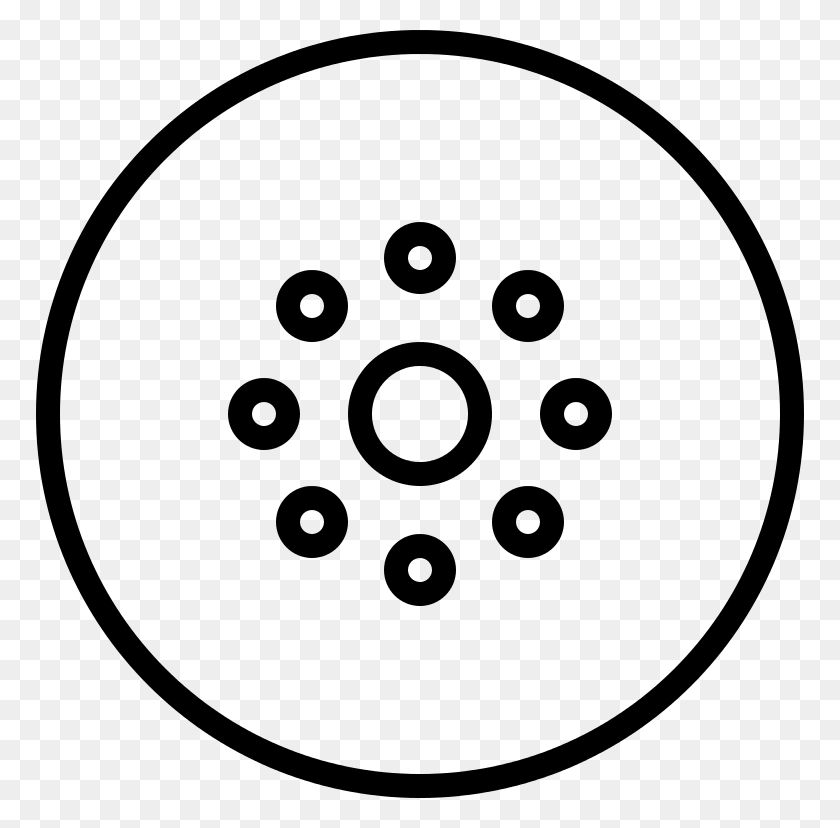 768x768 Shower Circular Holes For Water - Last Supper Clipart
