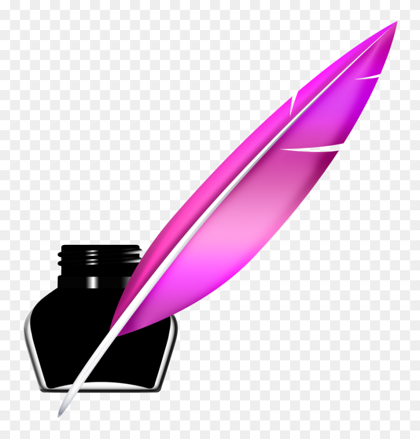886x929 Showing Gallery For Feather Pen Icon Png Free Image - Feather Pen PNG