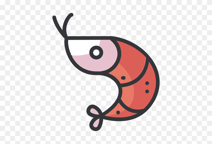 512x512 Shrimp Clipart Adorable - Shrimp Clipart