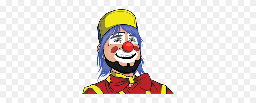 300x278 Shrine Clown Clip Art - Cute Clown Clipart
