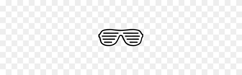 200x200 Shutter Glasses Icons Noun Project - Shutter Shades PNG