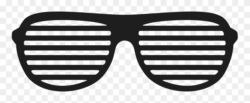 5914x2169 Shutter Shades Sunglasses Stock Illustration Clip Art - Hipster Glasses PNG