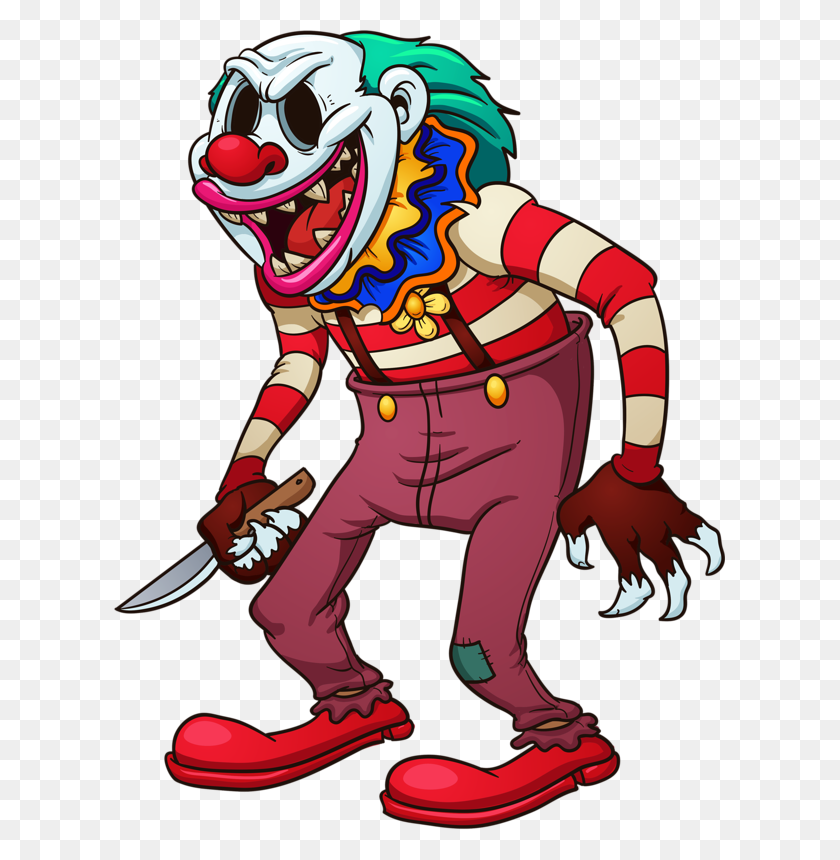 611x800 Shutterstock - Scary Clown Clipart