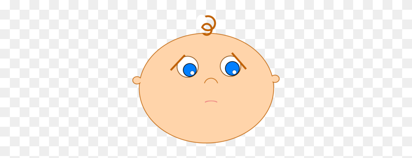 300x264 Shy Baby Not Pouty Clip Art - Embarrassed Clipart