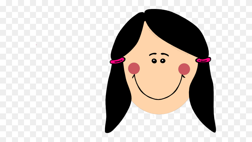 600x416 Shy Girl Edit Face Clip Art - Girl Clipart