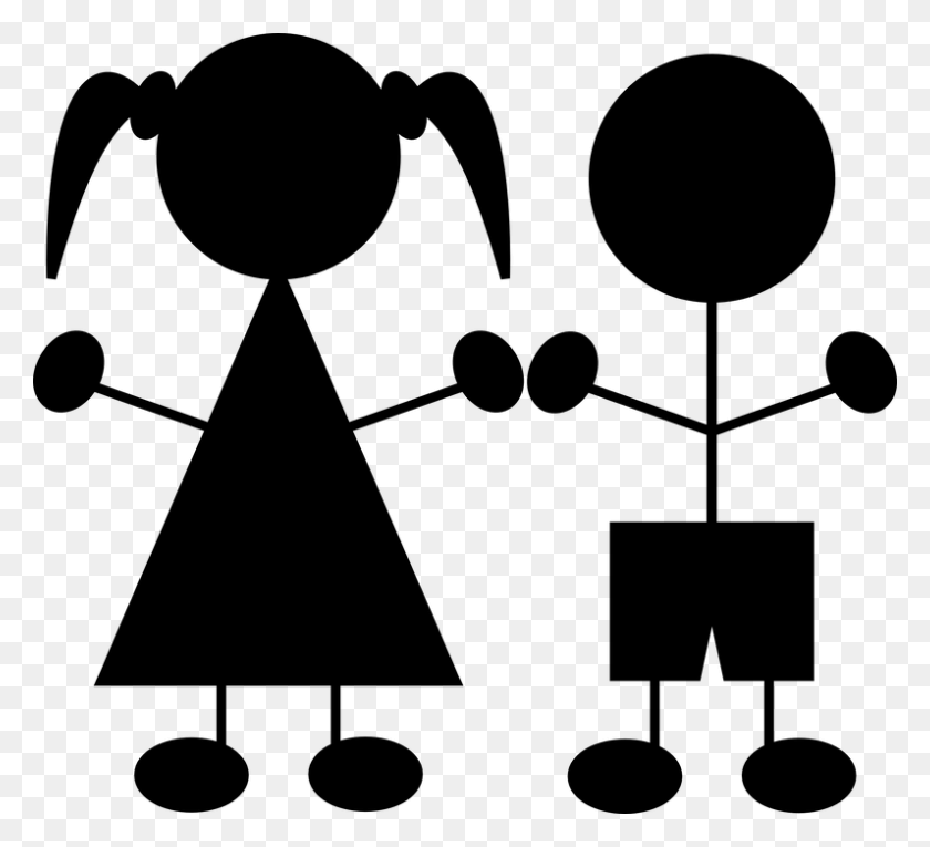796x720 Siblings Png Black And White Transparent Siblings Black And White - Sister Clipart Black And White